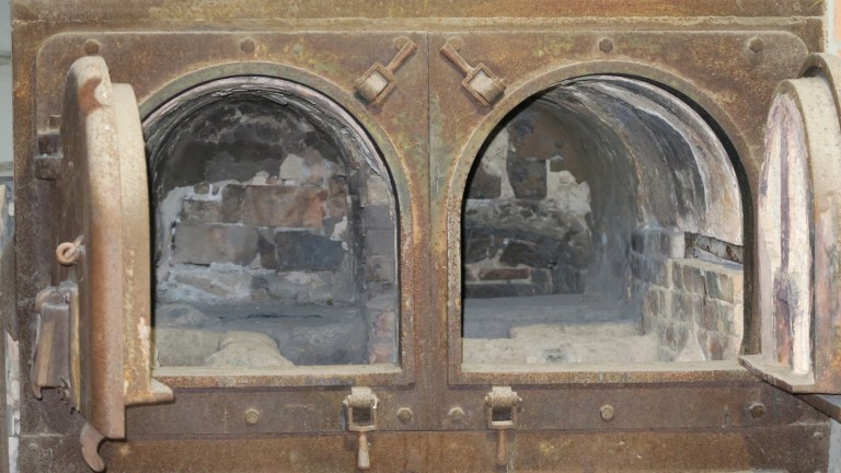 closeup of crematorium